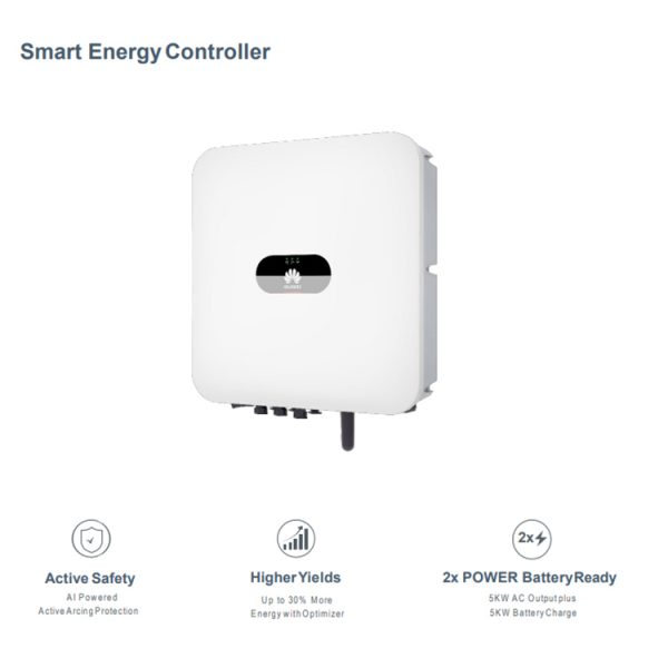 SUN2000-5KTL-L1 Huawei Inverter 5Kw Single Phase Solar Inverter Smart Energy Controller