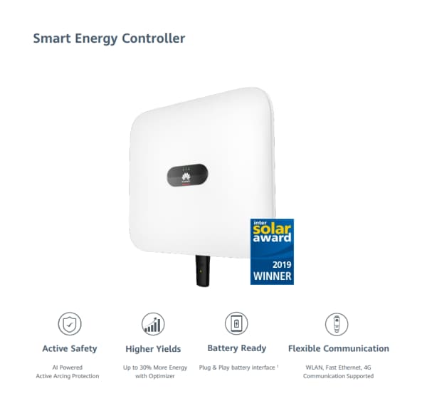 Huawei 12KW solar inverter SUN2000-12KTL-M1 | 3 phase | Active Safety | Higher Yields Flexible Communication