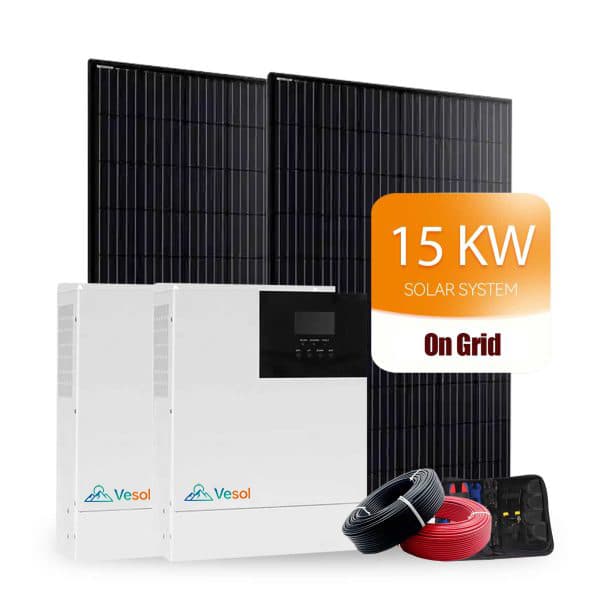 Vesol Residential 15 Kw on Grid Solar Power System Price