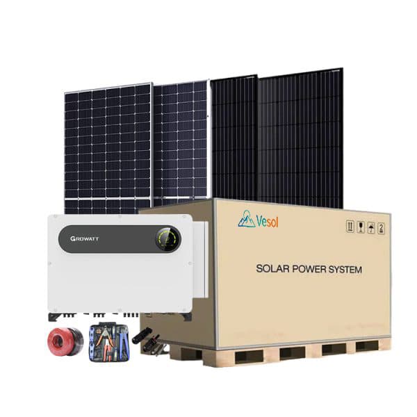 Vesol 100 kw on grid solar system for agriculture land