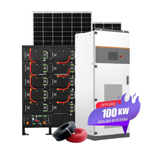 Vesol 100kw off grid solar power system for commerial hospital school use