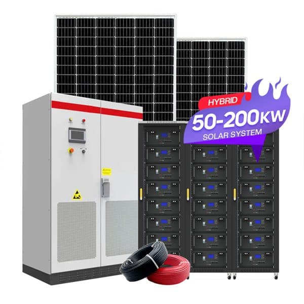 Vesol 50Kw 100Kw 150Kw 200Kw Commercial Solar Energy Storage System With Lithium Battery|Off Grid| Hybrid|On Grid